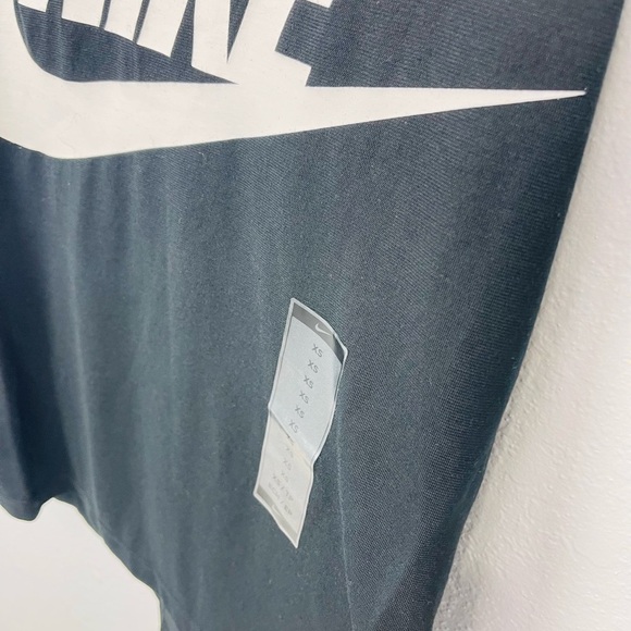 NWT Black NIKE muscle Tee Athletic Gym Work out Tank Top - Picture 4 of 5